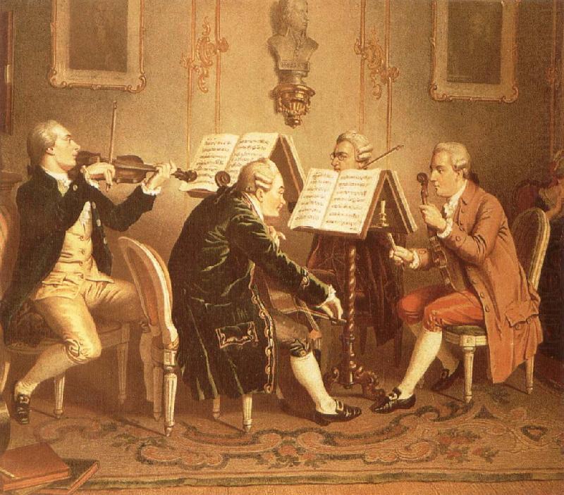 A string quartet of the 18th century, hans werer henze